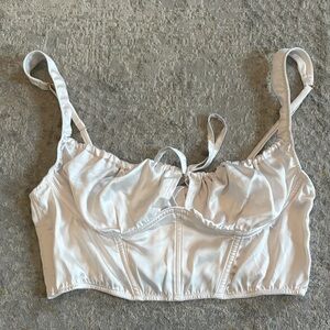 Victorias Secrets White Women's Bustier Bra